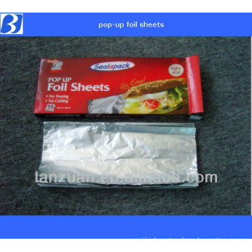 20sheets aluminum foil pop-up sheet